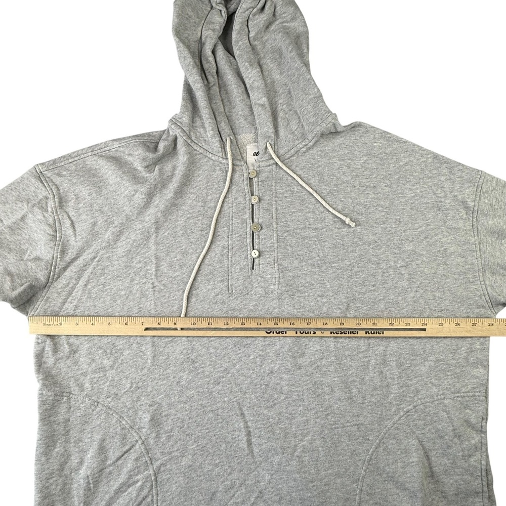 Aerie Womens Hoodie Size Large Gray Beach Weekend Oversized Sweatshirt Lounge - Picture 8 of 9